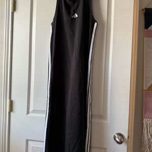 Adidas Black Dress with White Accents